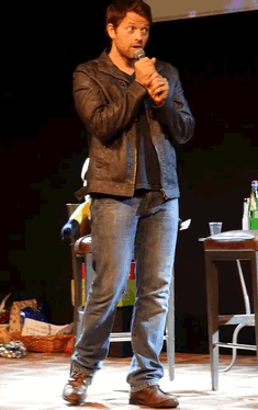 stayclassysupernatural:  I love misha so much.