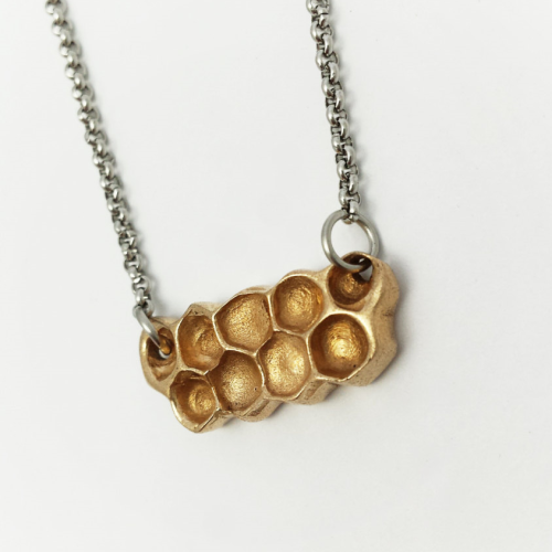 sosuperawesome:Jewelry made with real honeycomb by Brelokz on Etsy• So Super Awesome is also on Face