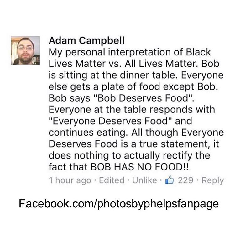 Best way this has been explained so far in my opinion !!! #blacklivesmatter #alllivesmatter