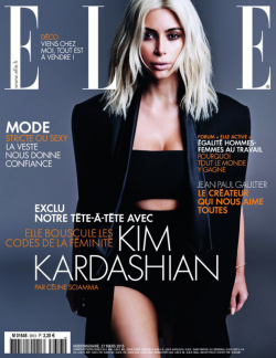 Kim Kardashian — Elle France April 2015.  