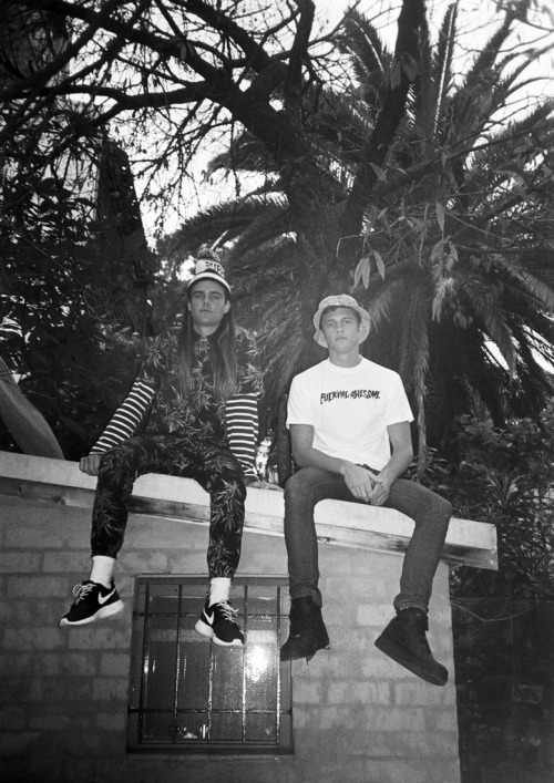 NEW FACES AT THE WOLVES Shot by Ryan Kenny for Oyster Matt & Nicholas. (Left) Supply beanie, mod