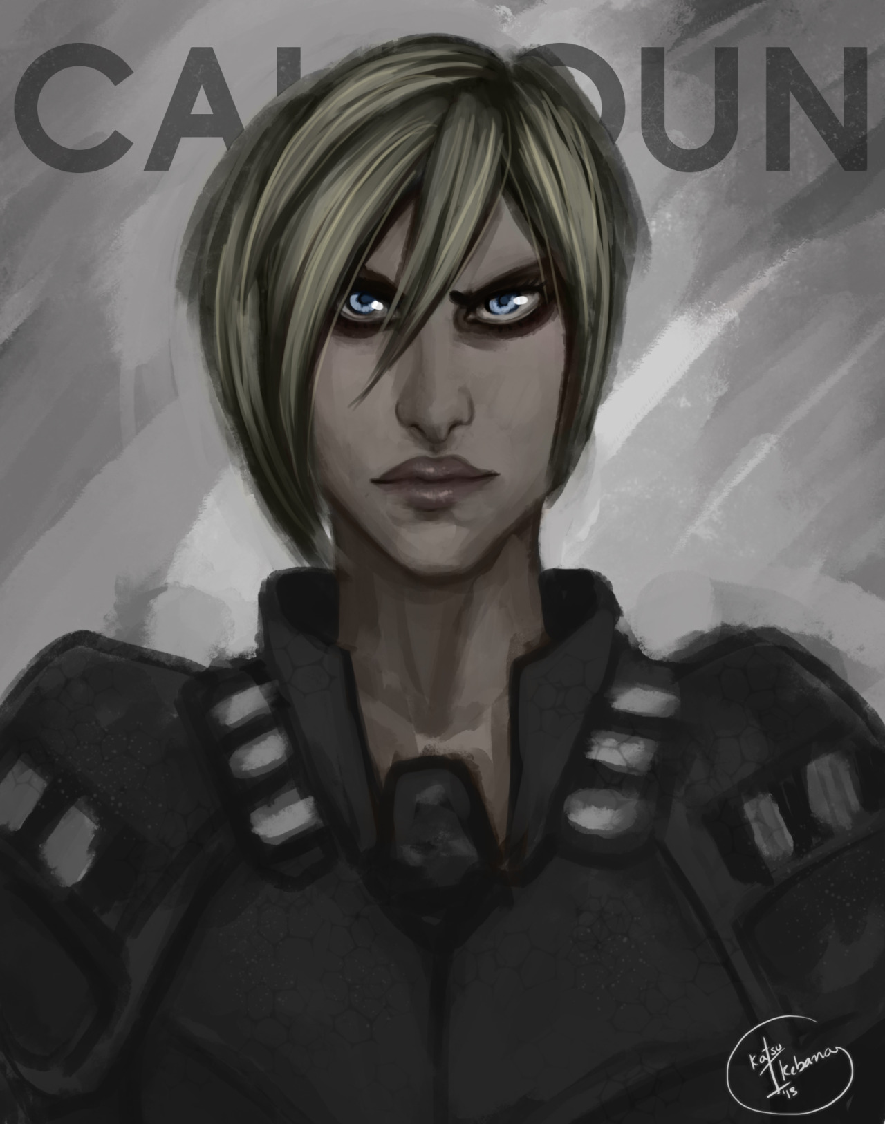 One of my crushes, Sergeant Calhoun from Wreck it Ralph *//////* Yesterday I watched