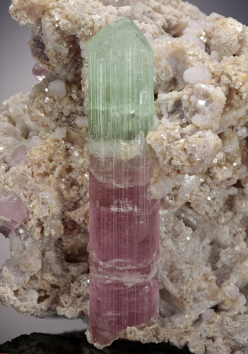 Elbaite with Pollucite and Albite - Paprok, Nuristan Province, Afghanistan