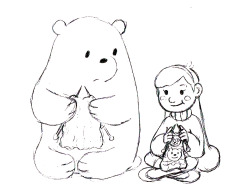 sukikobold:  I love that Ice Bear knits.