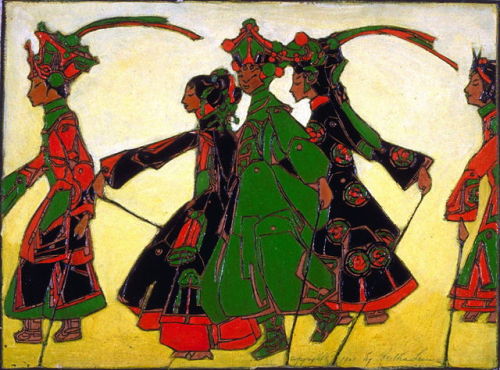 Promenade of the Marionettes by Bertha Lum, 1927