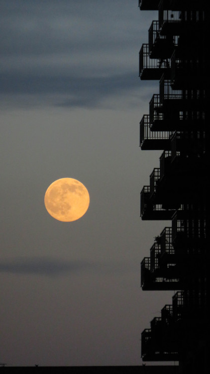 Moon outside your balcony tonight! (Minneapolis, June 19, 2016)