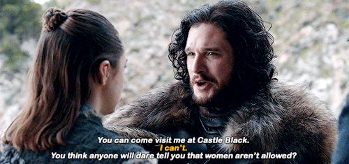 robbstark:Arya and her final goodbye to her siblings