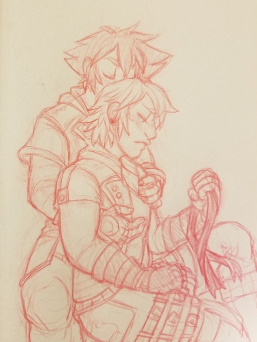 Riku vents about his time trapped in the darkness, Sora provides much needed emotional support