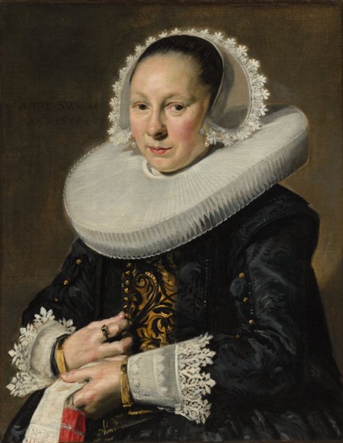 cma-european-art: Portrait of a Woman, possibly Aeltje Dircksdr. Pater, Frans Hals , 1638, Cleveland