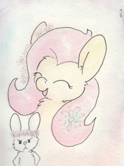 slightlyshade:Fluttershy heard there was a flowercrown shop in town.&lt;3