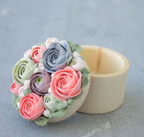 Succulent And Flower Ring Boxes 