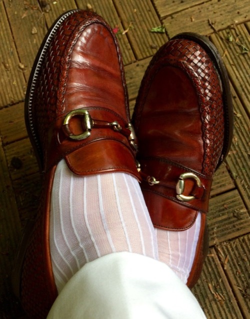 whitsbear: Loafers or sandals? Loafer Daddy hansome.
