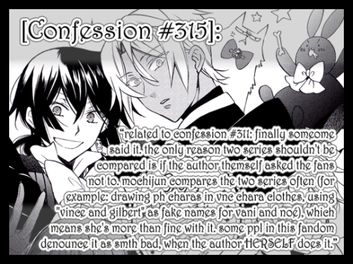 “related to confession #311: finally someome said it. the only reason two series shouldn&r