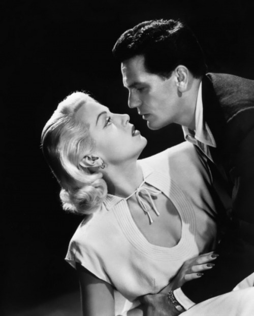 John Garfield and Lana Turner for The Postman Always Rings Twice (1946).