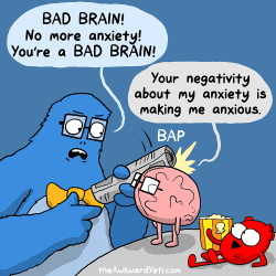 larstheyeti:  #Brain #Heart #Lars #Anxiety