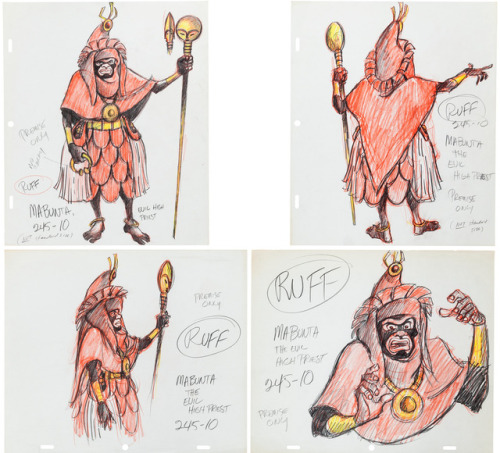 talesfromweirdland:Some beautifully drawn models of characters from Hanna-Barbera’s The Fonz & t