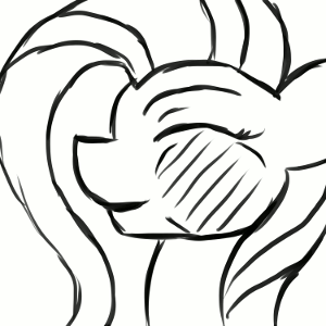 fluttershai:  rainbowsprinklesart:  flutters is snuggling your screen :3 from the