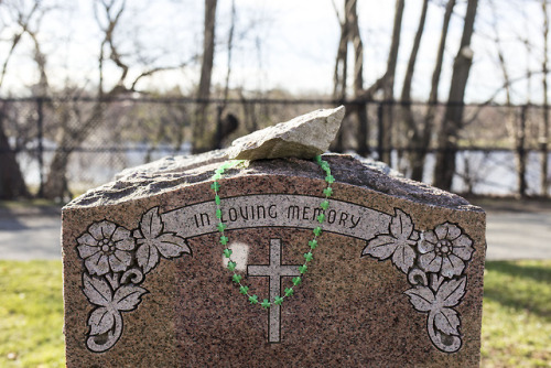 A quiet sunny morning in the Cambridge Cemetery on April 20, 2018. There are only 400 new plots left