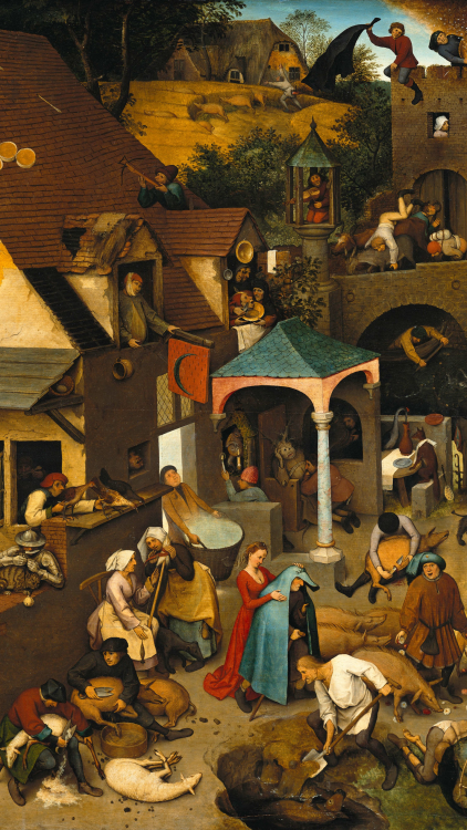 » Pieter Bruegel the Elder (c. 1525-1530 - 1569) The Fight Between Carnival and Lent The Tower of Ba