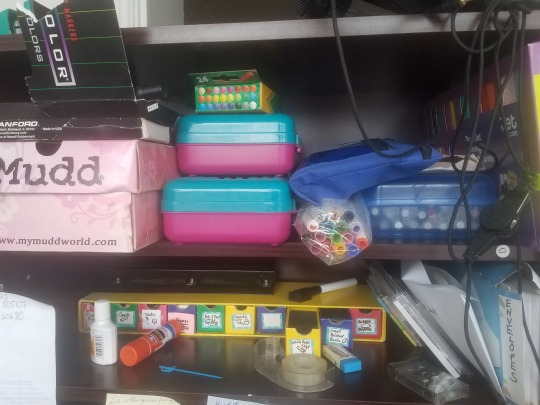 Celebrating Atypical Minds — Organizing with ADHD: A tour of my desk