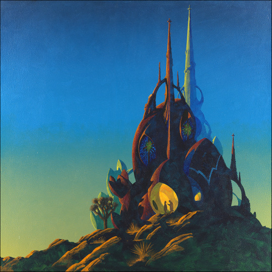 neil-gaiman: galacticdustbunnies:   neil-gaiman:  antifamutantdown:  karadenizliadam:  🚀🛸🛰   I’m gonna go fucking apeshit over this.  @vague-humanoid    I remember as a schoolboy being told by artist Roger Dean that Chris Ross’s SF book covers,