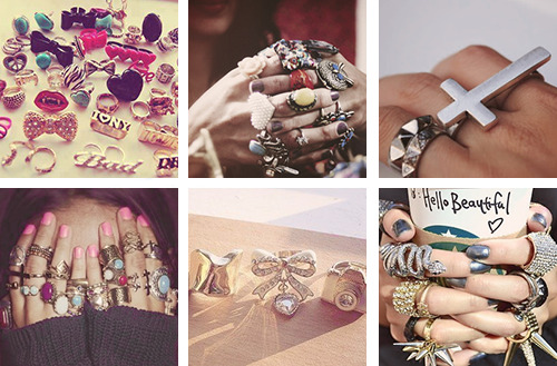 chanelhamblett:  43/∞ - my favourite things - Rings 