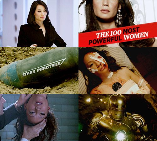 bartonsnethers:   Lucy Liu in the Iron Woman film trilogy The hero you call Iron