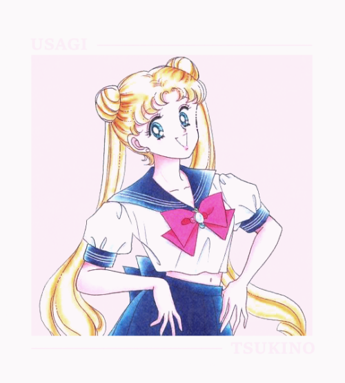 lucinasfalchion: Get to know me: Favourite Protagonist ♡  [1/10] Usagi Tsukino 「Sailor Moon」 + 