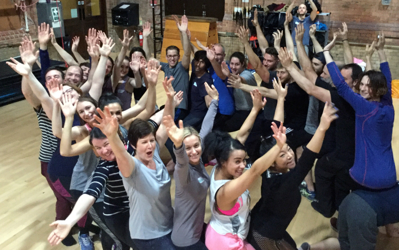 Look at this cheery bunch from Saturday’s Circus Experience Day 👋👋👋
A few spaces are still left for Saturday 3 February. Come try Flying Trapeze, Aerial Silks, Acrobatics, Tightwire and more: http://www.nationalcircus.org.uk/experiencedays