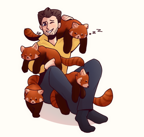 fluffydancer618: If universe won’t give this man red pandas, then I will be the one who gives 