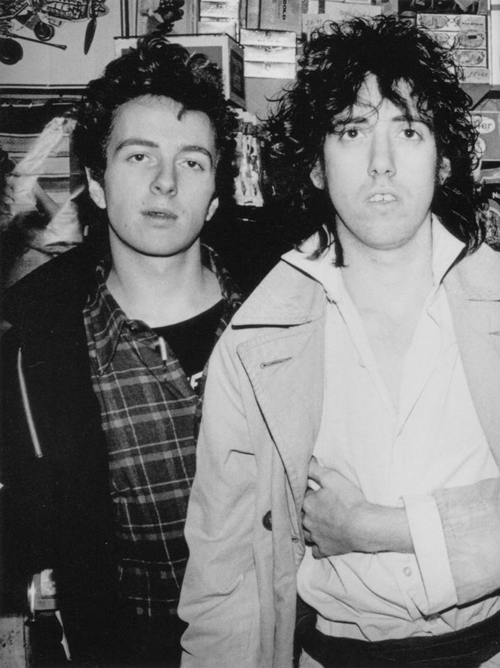 postpunkyboy:   Joe Strummer and Mick Jones by Sheila Rock, 1977  