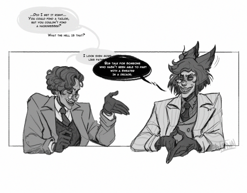 Ever Thought Of Drawing Human Al Meeting His Demon Self? I Wonder What He Would Think About The New Look.