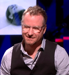 putonyourbathingsuits:  putonyourbathingsuits:  awesome-totally-genius:  Interview with Matt Berninger from The National in The Colbert Report He tried to explain the name of the band with his hands, he failed  I’m bringing this back because he’s