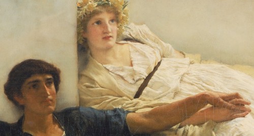 Sir Lawrence Alma-Tadema, Details from A Reading from Homer (1855), Philadelphia Museum of