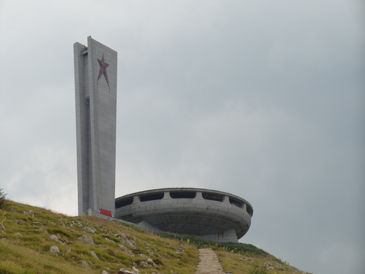 sosbrutalism:  A Brutalist UFO in Bulgaria:Georgi Stoilov: Buzludzha Memorial (House-Monument