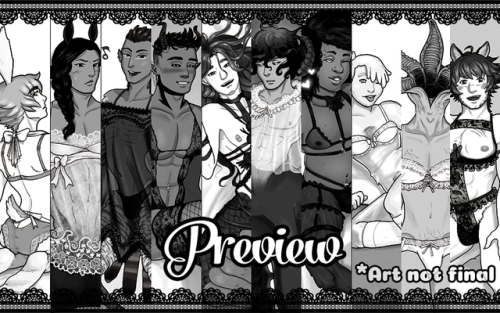 It’s finally here! The Monster Boys in Lingerie mini zine is now available for pre-order with three 