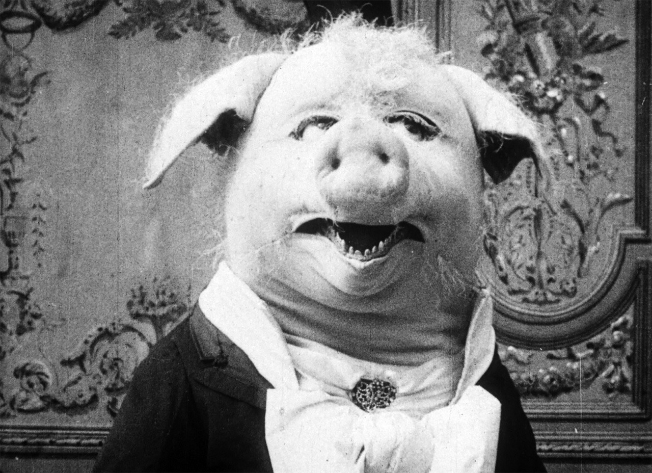 talesfromweirdland:  French 1907 film, LE COCHON DANSEUR (The Dancing Pig).