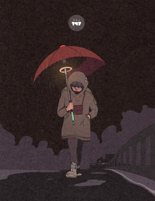 dirtyrobotworks: Day 147/365: Rainy Nights…