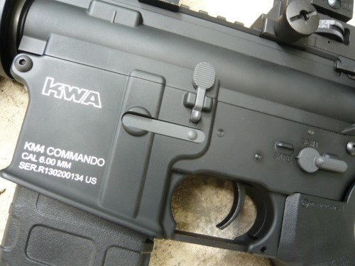 My KWA KM4 Commando: Magpul MOE Stock Magpul MOE Handguard Magpul MOE Pistol Grip Brevis Delta-P Des