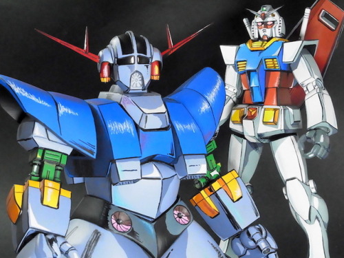 gunjap:むむむノ53’s Another AMAZING MG 1/100 RX-78 / ZEONG WORK Painted in Anime Style! [よみがえるジオング] FULL