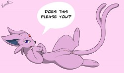 eropokemonworld:  Feral Espeon for foxdieholocaust