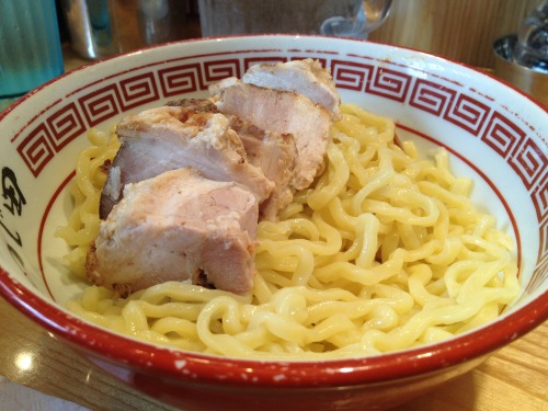 Cold udon with chashu and hot broth on the side // Tsujita LA Artisan Noodle Annex on Sawtelle