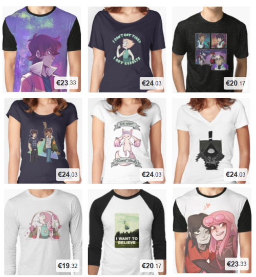 30% off tees on redbubble today! use code THIRTYOFF at checkout!ends at midnight (= items are also available as: mugs, pouches, phone cases, pillows, bags and more, take a look around! thank you!  💚  