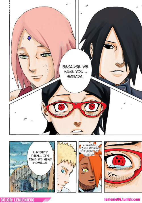 lenlenie06:  This took me a long time…but finally I’m on vacation!!!  here is … i love this chapter.. enjoy it..NARUTO GAIDEN 700+10 full chaptercolor by me (lenlenie) PART 2 hereif you see this color pages in other side, is not me..the source