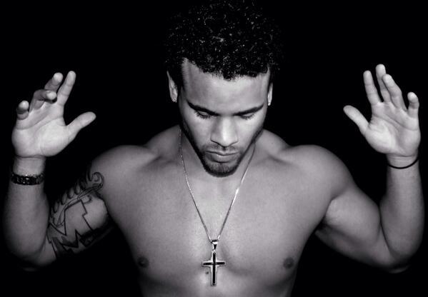 dominicanblackboy:  A hot moment in black and white wit gorgeous sexy hunk Cory Wharton!