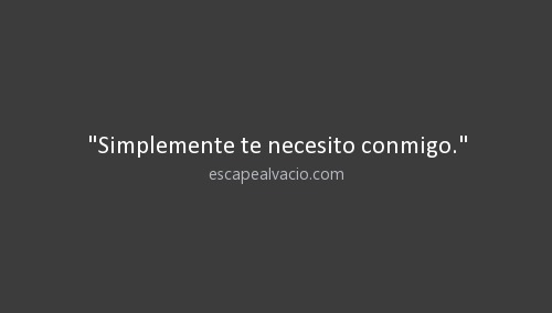 Escape al vací­o