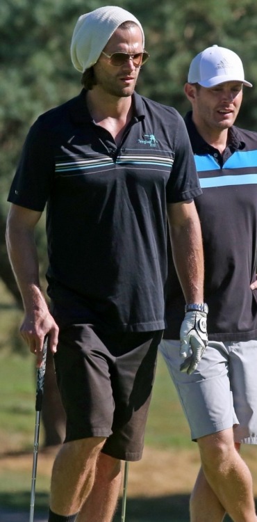  Jared Padalecki and Jensen Ackles Playing Golf in Surrey, Canada http://www.vjbrendan.com/2017/07/j