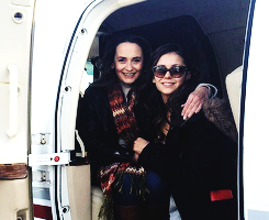 salvatore-vampire:  Nina Dobrev with her family in Washington and NYC (Dec, 2013)@paintaworld:
