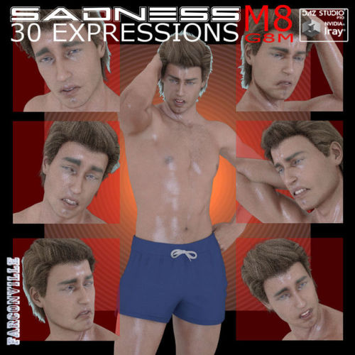 Sadness  is composed of 30 one click expressions porn pictures