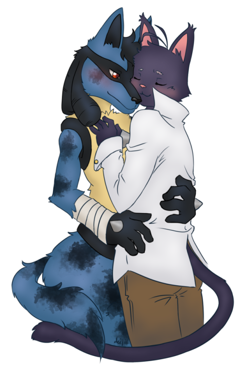 deijiidraws: @captainmaapa wanted art of his pokesona with Shin, his favorite character from Morenatsu. Aren’t they a cute couple! Commission Info 